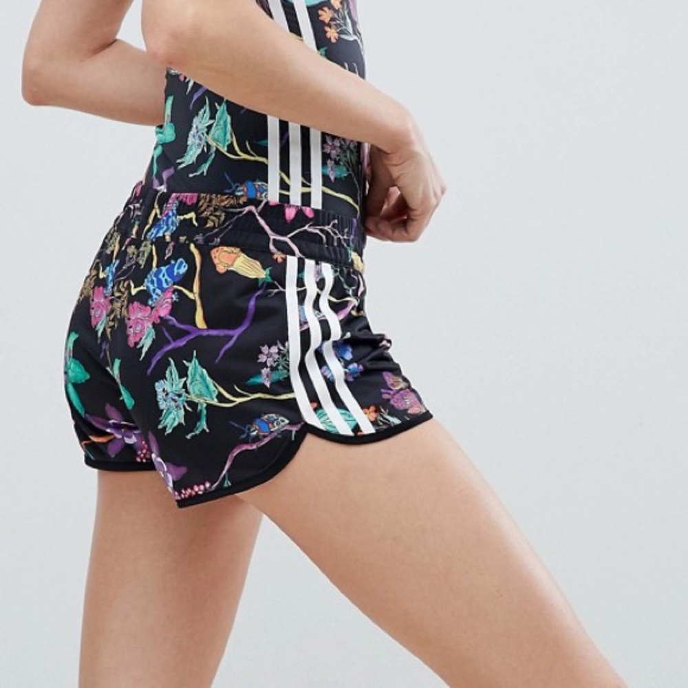 Adidas Floral Shorts size Small